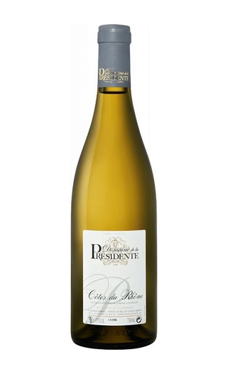 Вино Domaine de la Presidente Cotes du Rhone Blanc 2018 0,75 л