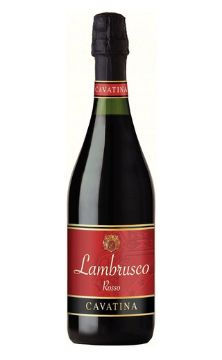 Каватина Ламбруско Россо 0.75 л фото игристое вино Cavatina Lambrusco Rosso 0,75 л