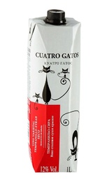 Вино Navarro Lopez Cuatro Gatos Tempranillo Syrah 1 л