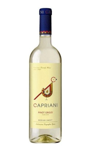 Вино Capriani Pinot Grigio Medium Sweet Rubicone 0,75 л