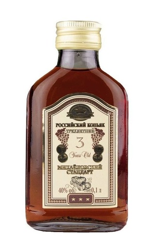 Михайловский Стандарт 3 года 0.1 л фото коньяк Mihajlovskij Standart 3 Years Old 0,1 л
