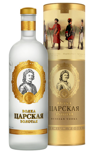 Водка Царская Золотая Военная 1 л