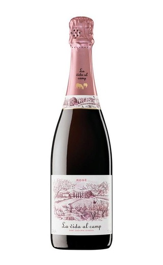 Игристое вино La Vida Al Camp Brut Rose 2016 0,75 л