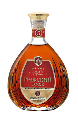 Коньяк КВКЗ Графский Замок 5-летний 0,5 л