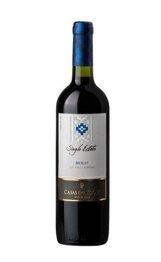 Вино Casas del Toqui Single Estate Merlot 2018 0,75 л
