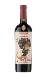 Вино Alazani Qvevri Saperavi 2018 0,75 л