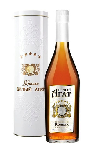Коньяк Белый Агат 5 лет 0,5 л