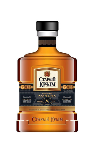 Коньяк Старый Крым КВВК 8 лет 0,5 л