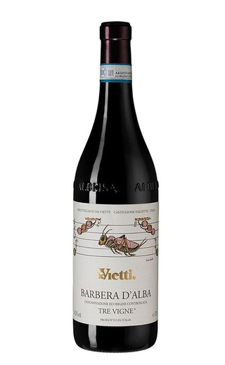 Вино Vietti Barbera d'Alba Tre Vigne 2019 0,75 л