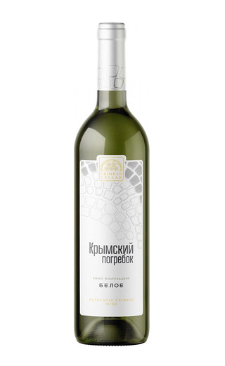 Вино Крымский Погребок Белое Полусладкое 0,75 л