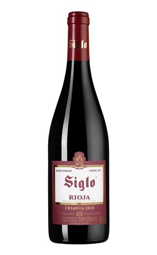 Вино Bodegas Manzanos Siglo Crianza 2018 0,75 л