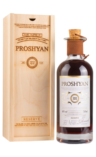 Прошян 22 года 0.75 л фото коньяк Proshyan 22 Years Old 0,75 л
