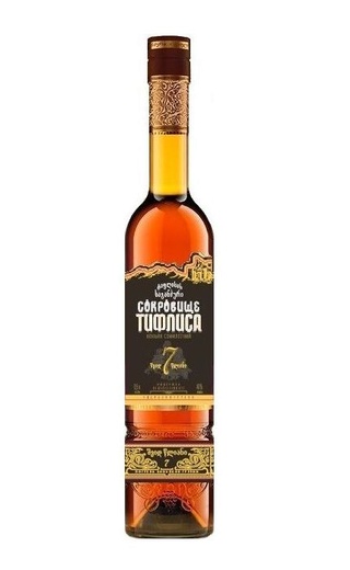 Сокровище Тифлиса 7 лет 0.5 л фото коньяк Treasure Tiflis 7 Years Old 0,5 л