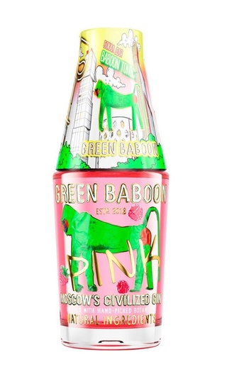 Джин Грин Бабун Пинк 0,7 л
