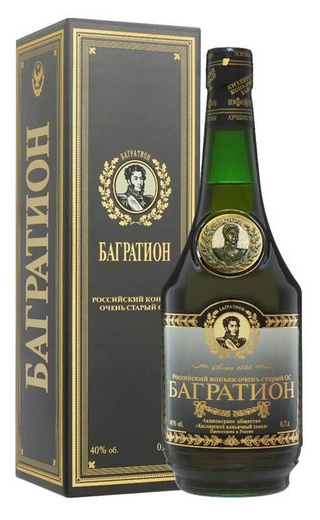 Коньяк Багратион ОС Зеленый Графин 0,7 л