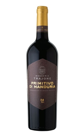 Вино Masseria Trajone Primitivo di Manduria 2022 0,75 л