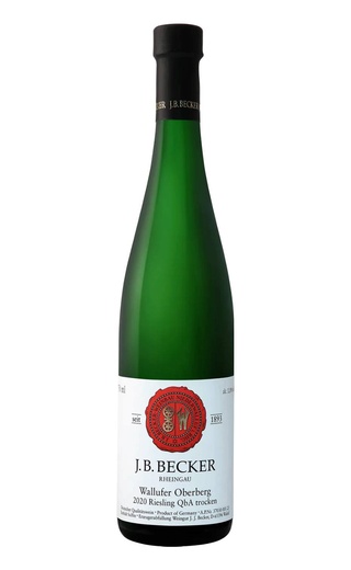 Органическое вино J.B.Becker Wallufer Oberberg Riesling QbA Rheingau 2020 0,75 л