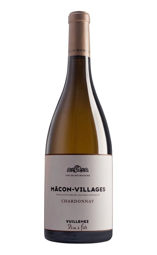 Вюйеме Пер э Фис Макон-Виляж Шардоне 2022 0.75 л фото вино Vuillemez Pere et Fils Macon-Villages Chardonnay 2022 0,75 л