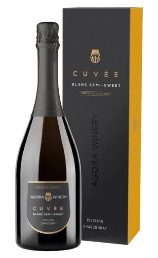 Игристое вино Агора Кюве Рислинг Шардоне 0,75 л