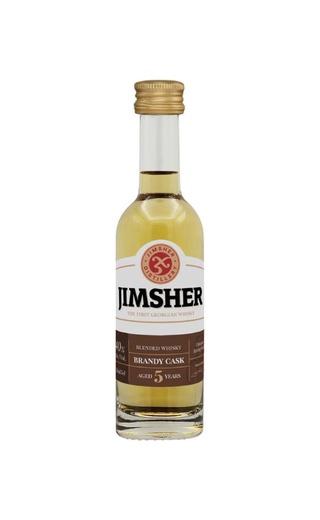 Джимшер Бренди Каск 0.05 л фото виски Jimsher Brandy Cask 0,05 л